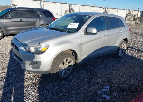 2015 Mitsubishi Outlander Sport Es из США, поврежденный, VIN 4A4AP3AU0FE031806